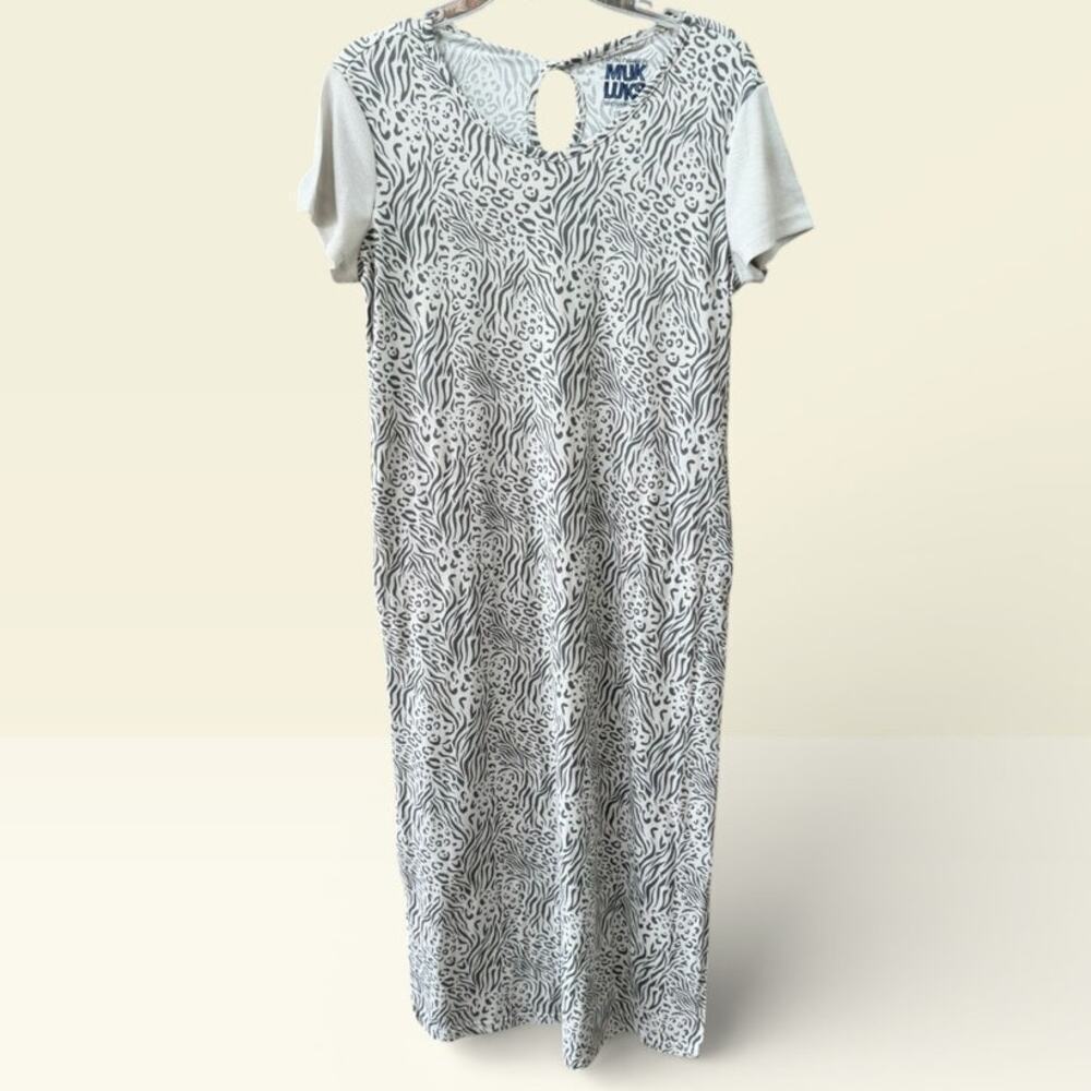 Muk Luks Size Small Soft Knit Dress Nightgown Cloud Knit Lounge Casual